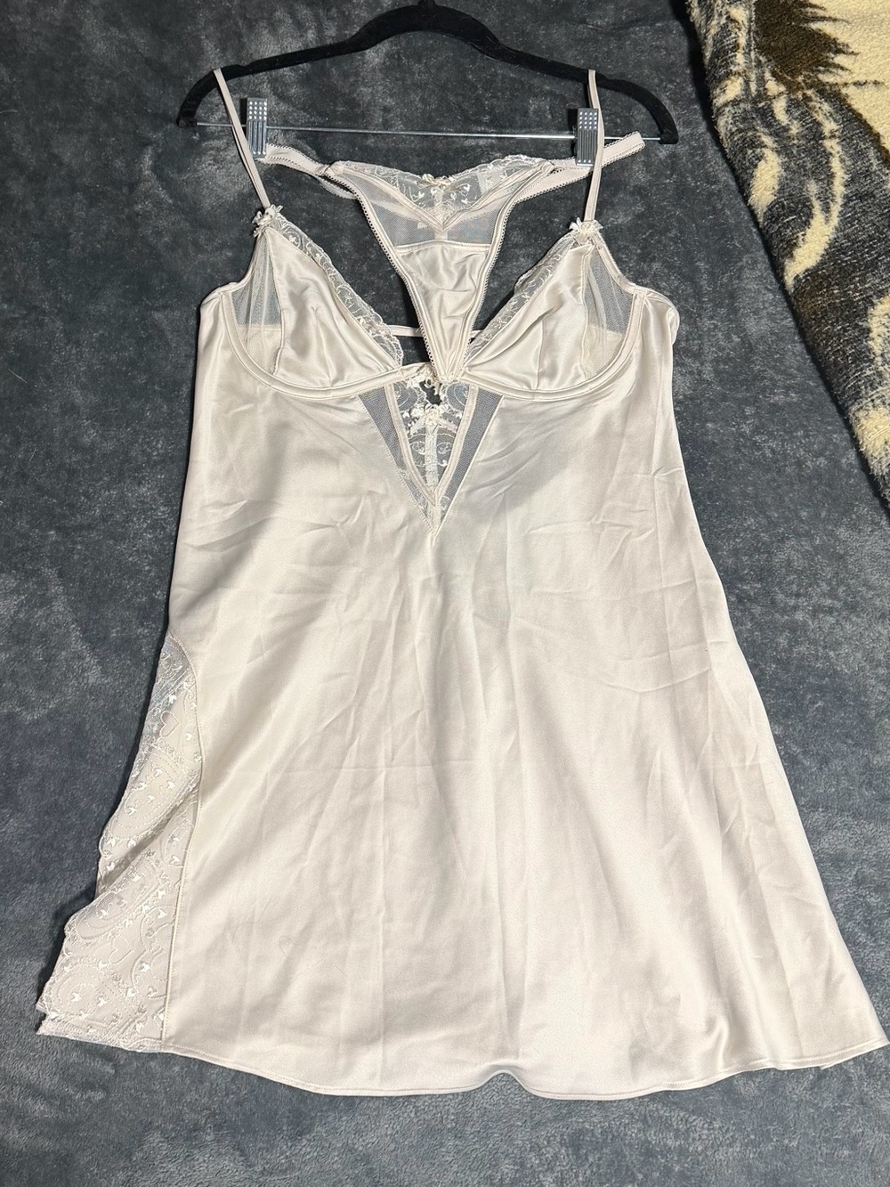 Lounge Women's Lace-Trim Slip Nightdress